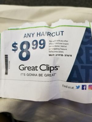 Great Clips 1751 W Cherry Ln Cherry Lane Center Meridian Id Hair Salons Mapquest