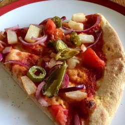 Apache Pizza - Veggie pizza, no cheese