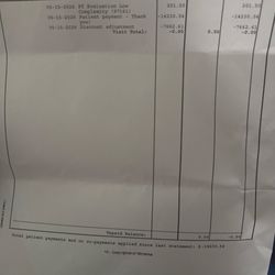 Uintah Basin Medical Center - Page 3 of receipt shows how I paid in full with a zero balance left.