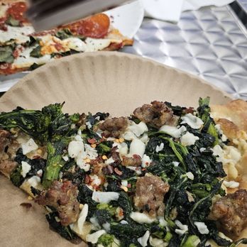 Famous Ben's Pizza - Broccoli Rabe and Sausage - Pizza Near Me - New York, New York Famous Ben's Pizza - Broccoli Rabe and Sausage - Pizza Near Me - New York, New York