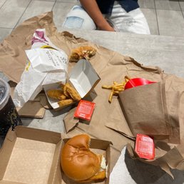 Our dinner that was wrong 3 times and nuggets are cold