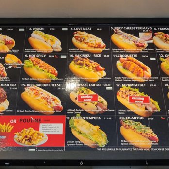 Japadog - Menu - Food Stands Near Me - Richmond, British Columbia