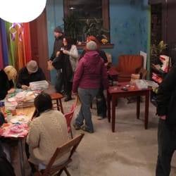 Little House, Big Art - great space for all ages to hang out and get crafty!