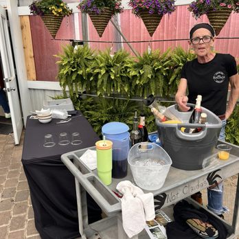 Rhoads Garden Center - Our wonderful bartender who serves the best mimosas with the biggest smile! - Fruits & Veggies Near Me - Circleville, Ohio