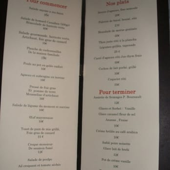 Le Comptoir - Brasserie Menu - Bistros Near Me - Paris, 75