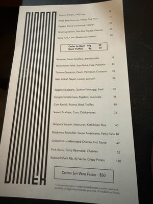 Menu photo 3 Crown Shy New York, NY Menu photo 3 Crown Shy New York, NY