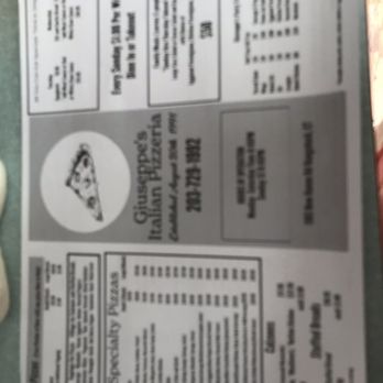 Giuseppe's Italian Pizzeria - Pizza Near Me - Naugatuck, Connecticut Giuseppe's Italian Pizzeria - Pizza Near Me - Naugatuck, Connecticut