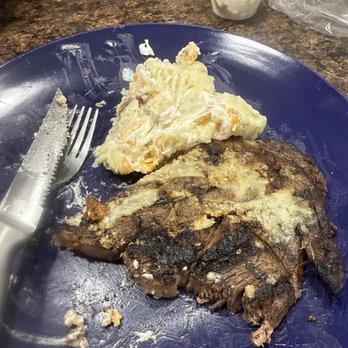 Texas Roadhouse - Order a medium ribeye. Get a charred overcooked fatty piece of meat for $40.00. - American Near Me - Kenosha, Wisconsin Texas Roadhouse - Order a medium ribeye. Get a charred overcooked fatty piece of meat for $40.00. - American Near Me - Kenosha, Wisconsin