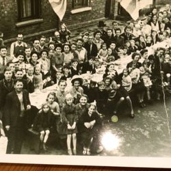 South Wales Echo - VE Day party Newport St, Grangetown, Cardiff 8 May 1945.