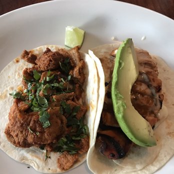 El Alma - Tacos: Pastor (left) and Pollo Asado (right) - Mexican Near Me - Austin, Texas El Alma - Tacos: Pastor (left) and Pollo Asado (right) - Mexican Near Me - Austin, Texas