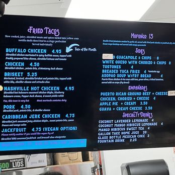 The Fried Taco - Menu - Food Trucks Near Me - Midwest city, Oklahoma The Fried Taco - Menu - Food Trucks Near Me - Midwest city, Oklahoma