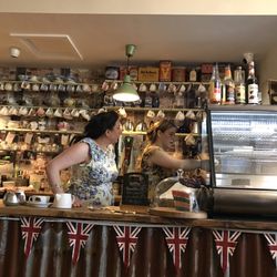 Glady's  Vintage Tea Room - The ladies hard at work keeping their patrons happy