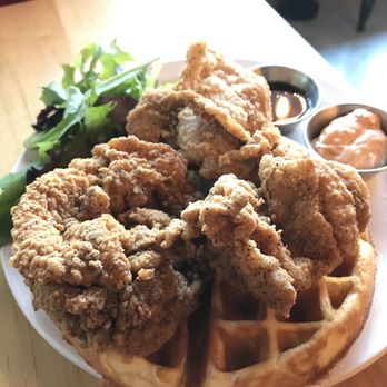 Elephant Grind Coffee - chicken and waffles - Coffee & Tea Near Me - Richmond Hill, Ontario
