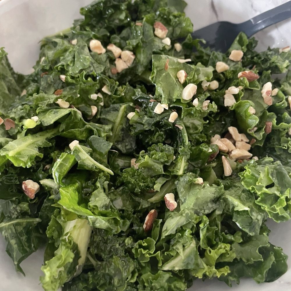 Chick-fil-A - Kale Crunch Side salad all kale no cabbage. Drenched in dressing - Fast Food Near Me - Tampa, Florida
