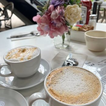 More Than Waffles - Caramel Cappuccino and Cappuccino - Breakfast & Brunch Near Me - Encino, California More Than Waffles - Caramel Cappuccino and Cappuccino - Breakfast & Brunch Near Me - Encino, California