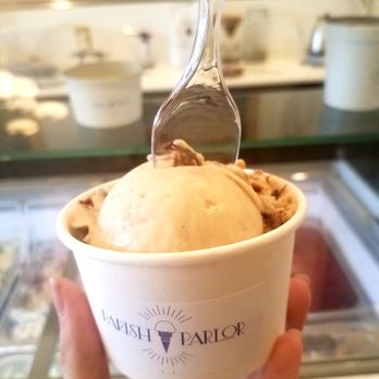 Parish Parlor - Peanutbutter mud pie non dairy ice cream. So creamy. So many brownie chunks. :) - Ice Cream & Frozen Yogurt Near Me - New Orleans, Louisiana Parish Parlor - Peanutbutter mud pie non dairy ice cream. So creamy. So many brownie chunks. :) - Ice Cream & Frozen Yogurt Near Me - New Orleans, Louisiana