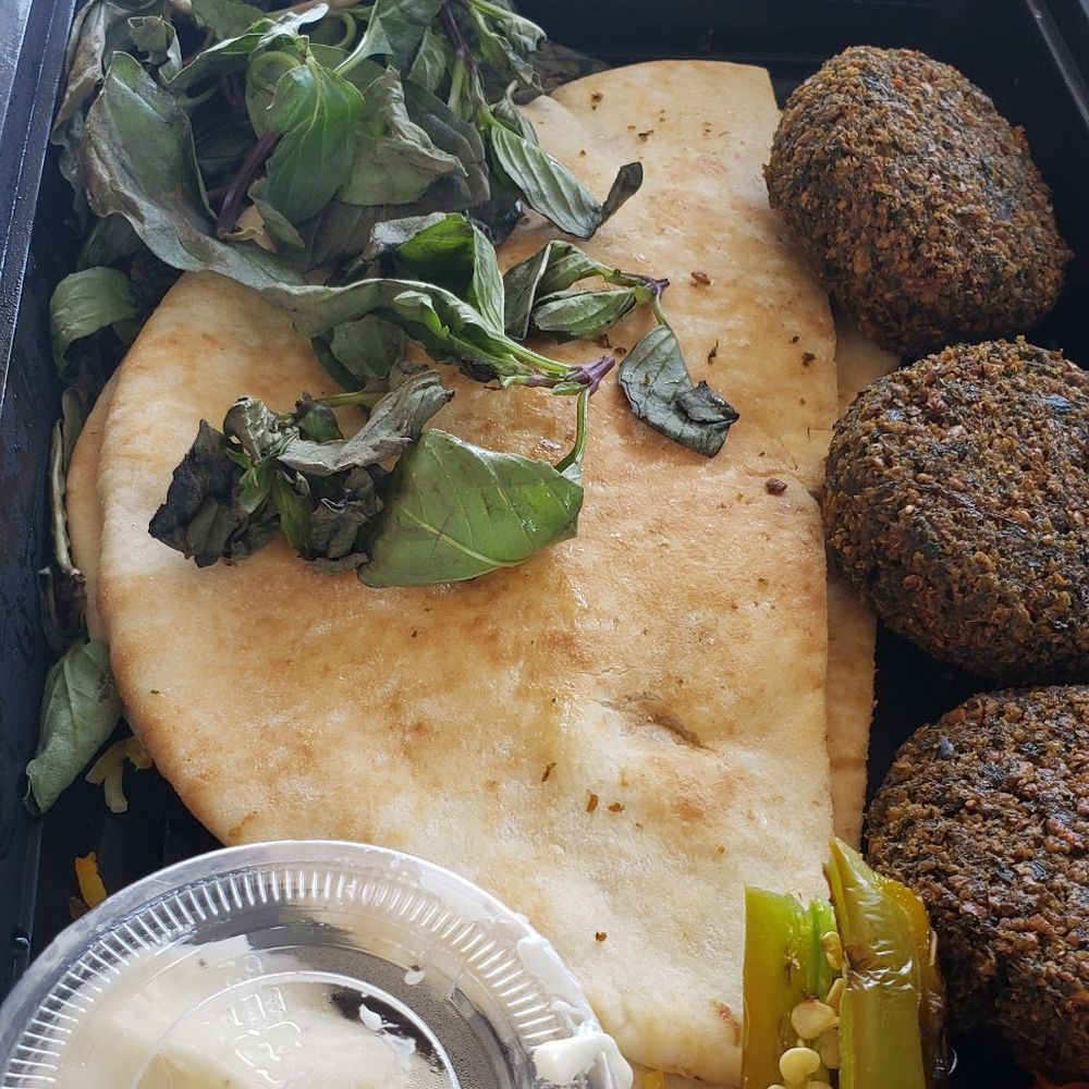 Divan Grill & Lounge - Falafel with old mint leaves - Mediterranean Near Me - Tustin, California