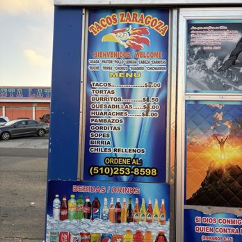 Tacos Zaragoza - Updated Menu (7/9/26) - Tacos Near Me - Richmond, California Tacos Zaragoza - Updated Menu (7/9/26) - Tacos Near Me - Richmond, California
