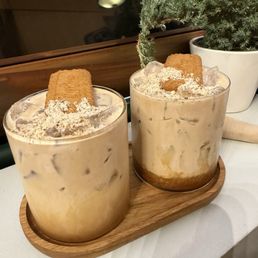 Hazelwood latte. A fall 2025 special drink. Hazelwood latte. A fall 2025 special drink.