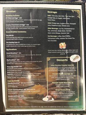 Menu photo 1 Grand Casino Shoreline, WA Menu photo 1 Grand Casino Shoreline, WA