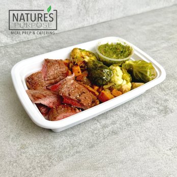 Nature's Purpose Meal Prep - Chimi Steak Bowl - Food Delivery Services Near Me - Tempe, Arizona