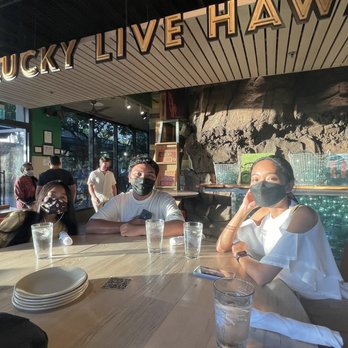Monkeypod Kitchen - The kids waiting for the apps. - Hawaiian Near Me - Kapolei, Hawaii