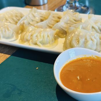 Jaipur Restaurant & Brewing - Momo with tomato sesame chutney - Indian Near Me - Omaha, Nebraska Jaipur Restaurant & Brewing - Momo with tomato sesame chutney - Indian Near Me - Omaha, Nebraska