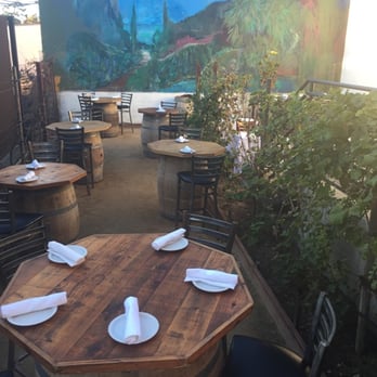 Solterra Winery & Kitchen - Back outdoor patio - Wine Bars Near Me - Encinitas, California