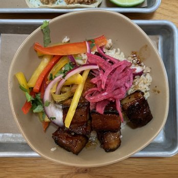 bartaco - Glazed Pork Belly Rice Bowl - Mexican Near Me - Atlanta, Georgia