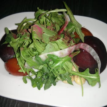 Jardenea - Cherry Glen Farms Goat Cheese Salad - Shaved Beets and Baby Arugula, Marcona Almonds - New American Near Me - Washington, DC, District of Columbia