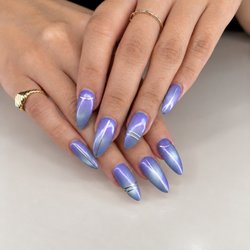Green Nail Bar - GelX with Custom Art