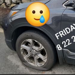Neighbor's Tire Shop - The tire that busted