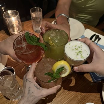 Buck & Rider - 40 love, Yuzu drop, something with mezcal, something with tequila and strawberries - Seafood Near Me - Phoenix, Arizona Buck & Rider - 40 love, Yuzu drop, something with mezcal, something with tequila and strawberries - Seafood Near Me - Phoenix, Arizona