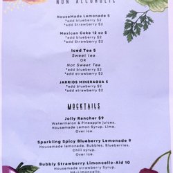 Nourish Sequim - Beverages and mocktails