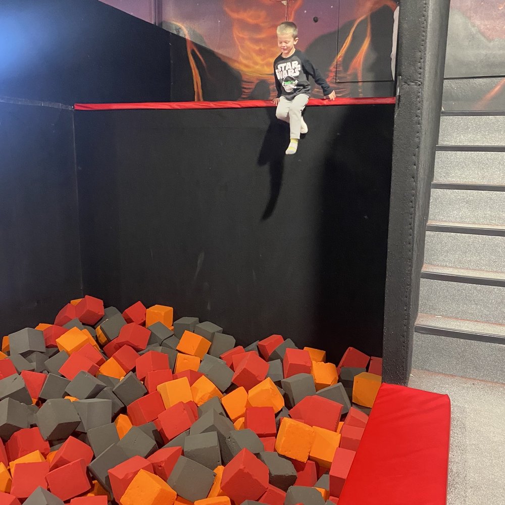 Lava Island - Foam pit - Trampoline Parks Near Me - Aurora, Colorado Lava Island - Foam pit - Trampoline Parks Near Me - Aurora, Colorado