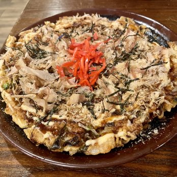 Marumen - Seafood okonomiyaki $11 large portion - Ramen Near Me - Fairfax, Virginia Marumen - Seafood okonomiyaki $11 large portion - Ramen Near Me - Fairfax, Virginia