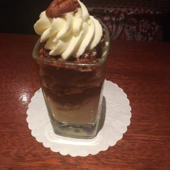 Seasons 52 - Pecan pie and vanilla mousse shooter - Wine Bars Near Me - Cherry Hill, New Jersey Seasons 52 - Pecan pie and vanilla mousse shooter - Wine Bars Near Me - Cherry Hill, New Jersey