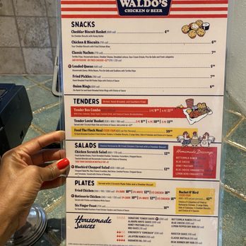 Waldo's Chicken and Beer - Menu - Salad Near Me - Memphis, Tennessee Waldo's Chicken and Beer - Menu - Salad Near Me - Memphis, Tennessee