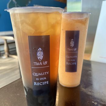 Tea 18 - Honey Tea with Boba, Summer Mix Ice Blended - Bubble Tea Near Me - Sacramento, California Tea 18 - Honey Tea with Boba, Summer Mix Ice Blended - Bubble Tea Near Me - Sacramento, California