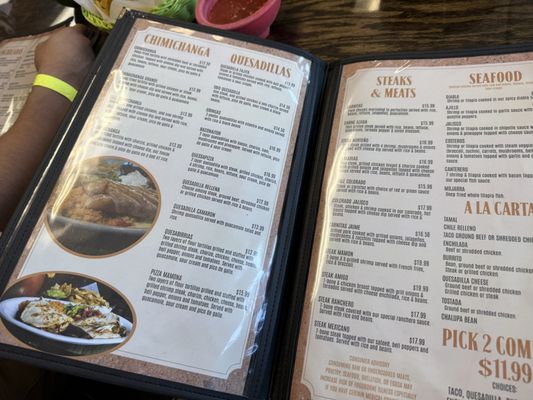 Menu photo 4 Canterero Mexican Grill Lynchburg, TN