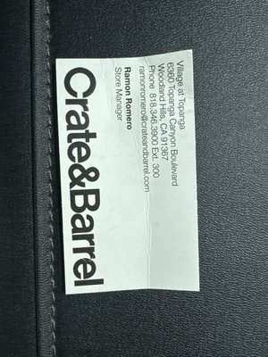 Crate & Barrel by null