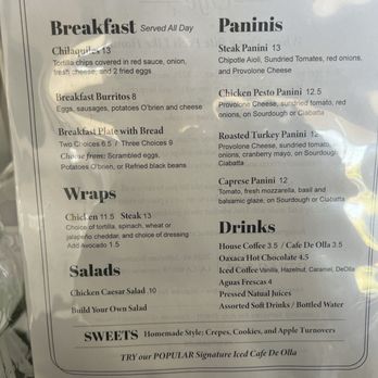 De Olla Cafe - Menu - Cafes Near Me - Los Angeles, California