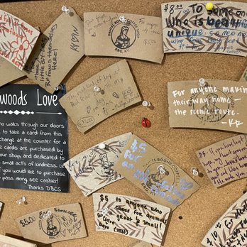 Daniel Boone Coffee Shop - Backwoods Love board - Coffee & Tea Near Me - Slade, Kentucky