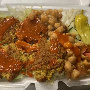 Halal Taste - Falafel over rice - Food Trucks Near Me - Philadelphia, Pennsylvania