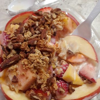 Raspa2 Jalisco - Bionico - apple, pineapple, banana, papaya, mango cantaloupe, and strawberries with a yummy crema, granola and pecans - Desserts Near Me - Scottsdale, Arizona Raspa2 Jalisco - Bionico - apple, pineapple, banana, papaya, mango cantaloupe, and strawberries with a yummy crema, granola and pecans - Desserts Near Me - Scottsdale, Arizona