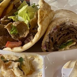 The hummus and the Gyro !!!!!
