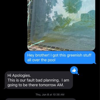 L's Pool and Spa Service - His response to my text - Pool Cleaners Near Me L's Pool and Spa Service - His response to my text - Pool Cleaners Near Me