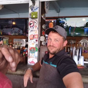 Hurricane Hole - Drunk bartender before he attacked a customer. - Seafood Near Me - Key West, Florida Hurricane Hole - Drunk bartender before he attacked a customer. - Seafood Near Me - Key West, Florida