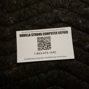 Gorilla Strong Computer Repair - Business Card - Data Recovery Near Me Gorilla Strong Computer Repair - Business Card - Data Recovery Near Me