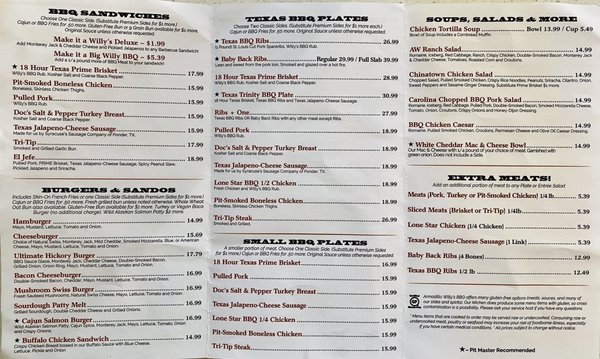Menu photo 4 Armadillo Willy's BBQ Dublin, CA Menu photo 4 Armadillo Willy's BBQ Dublin, CA